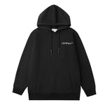 Off OW White Hoodie Moon symbol