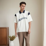 Unisex Polo Shirt Vintage Summer Loose