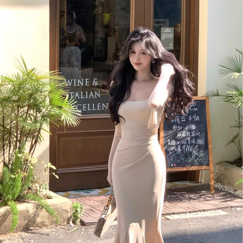 Women Dresses Spring Knitted Sling Dress Dress Sexy Skirt