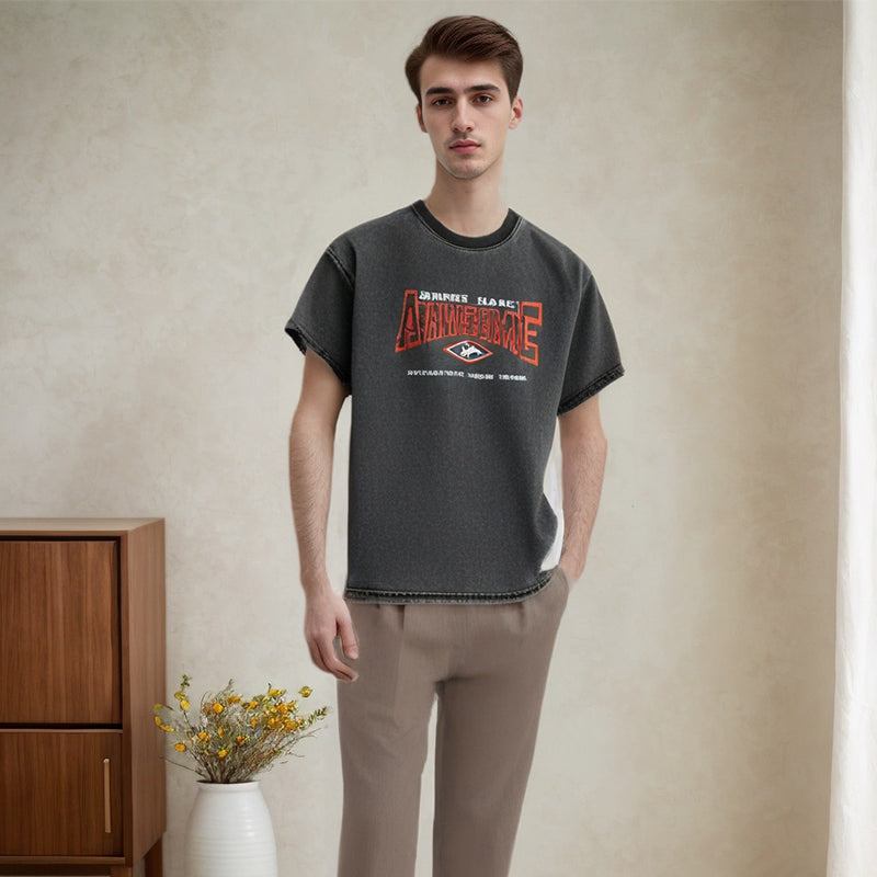 Men's T-shirt Short-Sleeved T-shirt Men's Loose