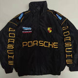 F1 Racing Suit Racing Suit Preppy Style Retro Style Autumn and Winter Cotton-Padded Coat Embroidery