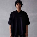 Fog Essentials T shirt Offset Logo V-neck loose T shirt