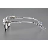 CHH Chrome Hearts Glasses Versatile Pure Titanium Box Retro Myopia Anti-Blue Light Glasses Frame