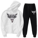 Kuromi Costume Hoodie Set Blakking Velvet Sweater Coat 2 Piece Set
