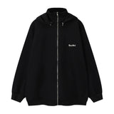 Men Hoodie Stand Collar Hooded Sweater Cardigan Men's Detachable Hat Stitching Zipper Jacket