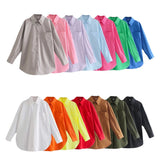 Women T-Shirt 1 Fashion Ins Style Shirt Loose Mid-Length Shirt
