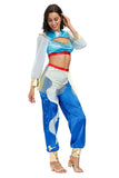 Arabian Nights Theme Dress Halloween Princess Jasmine Dancer Performance Costumes