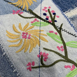 Kapital Jeans Hirata Kazuhiro smiley sticker ripped embroidery high street trendy brand denim trousers