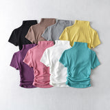 Women's T-Shirt Spring Short-Sleeved T-shirt Women's Ins Stretch Top