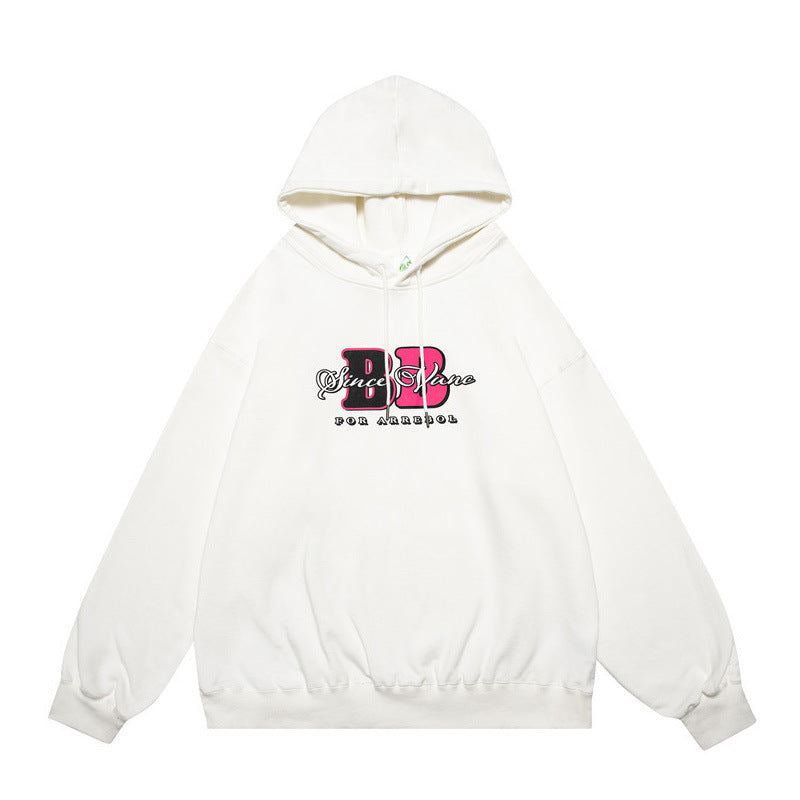 Men Hoodie Printed Hoodie Washed and Worn Autumn and Winter Leisure Sports