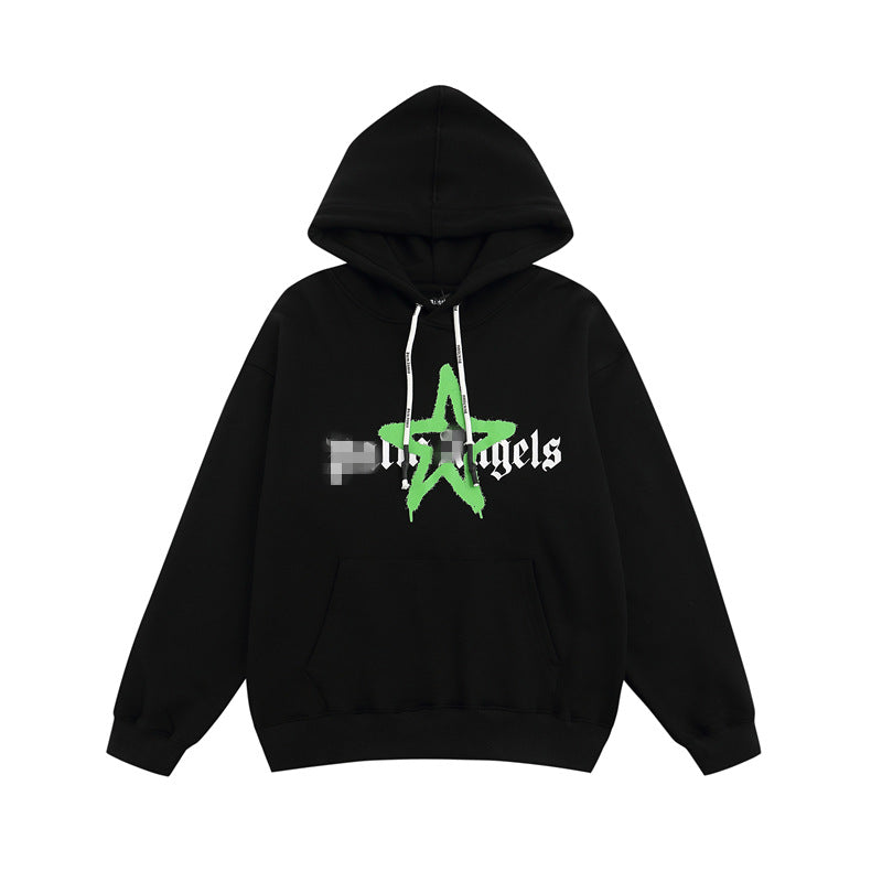 Palm Angle Hoodie Palm Angels Graffiti Star Letters Printed Hoodie Men and Women