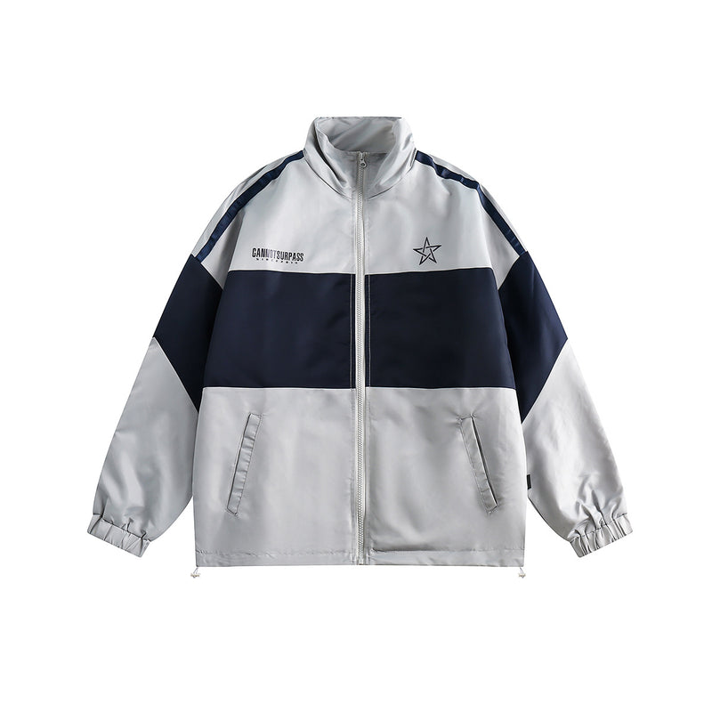 Unisex Jacket Autumn Leisure Stitching Jacket Women's Clothing