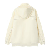 Men Hoodie Stand Collar Hooded Sweater Cardigan Men's Detachable Hat Stitching Zipper Jacket