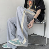 Men Sweatpants Men's Summer Versatile Loose Straight Mopping Pants Drape