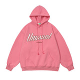 Men Hoodie Loose Letter Printed Hoodie