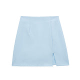 Women Skirt Autumn Suit Coat Straight Shorts Skirt Suit