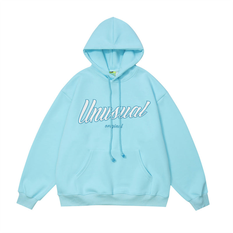 Men Hoodie Loose Letter Printed Hoodie