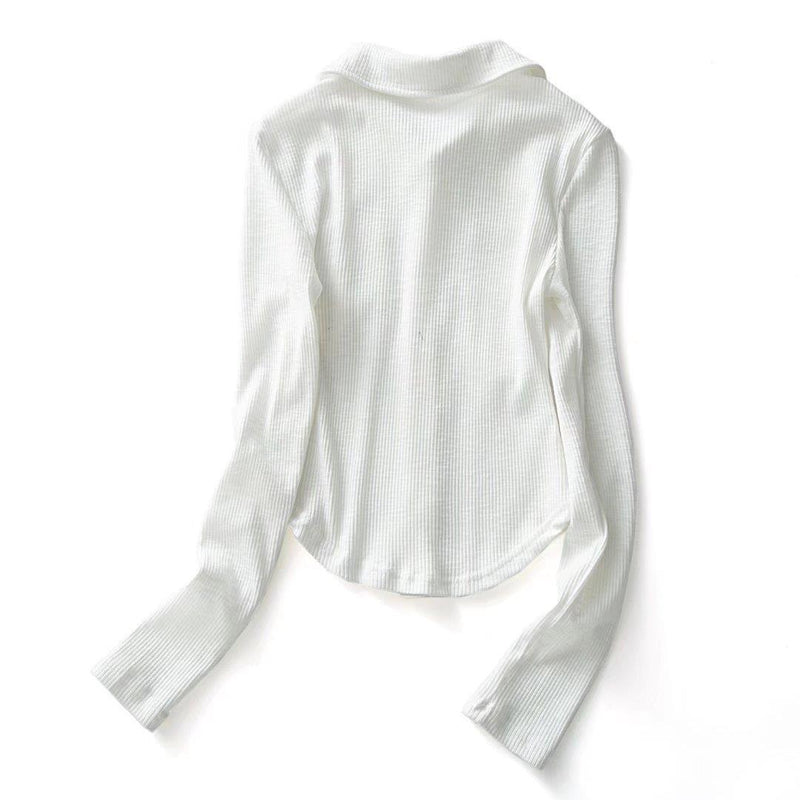 Women T-Shirt Long Sleeve Top Women Spring Summer Slim-Fit