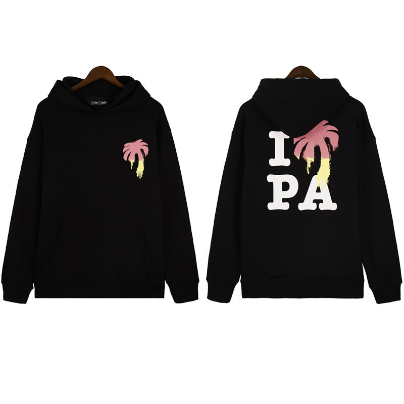 Palm Angle Hoodie Palm Angels Letter Logo Hooded Sweater for Men and Women