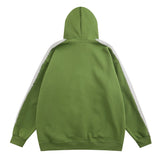 Men Hoodie XINGX Embroidered Hoodie Flocking Stitching Long Sleeve Zipper Coat Hoodie