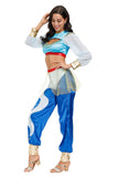 Arabian Nights Theme Dress Halloween Princess Jasmine Dancer Performance Costumes