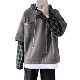 Men Hoodie Sweater Men's Hooded Autumn Hong Kong Style Loose Couple