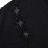 Men Denim Jacket Loose Denim Jacket Men's Spring and Autumn PU Leather Stitching Denim Jacket
