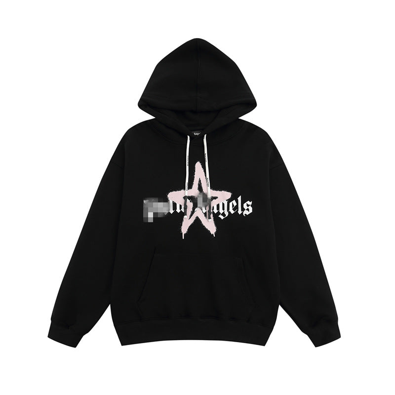 Palm Angle Hoodie Palm Angels Graffiti Star Letters Printed Hoodie Men and Women