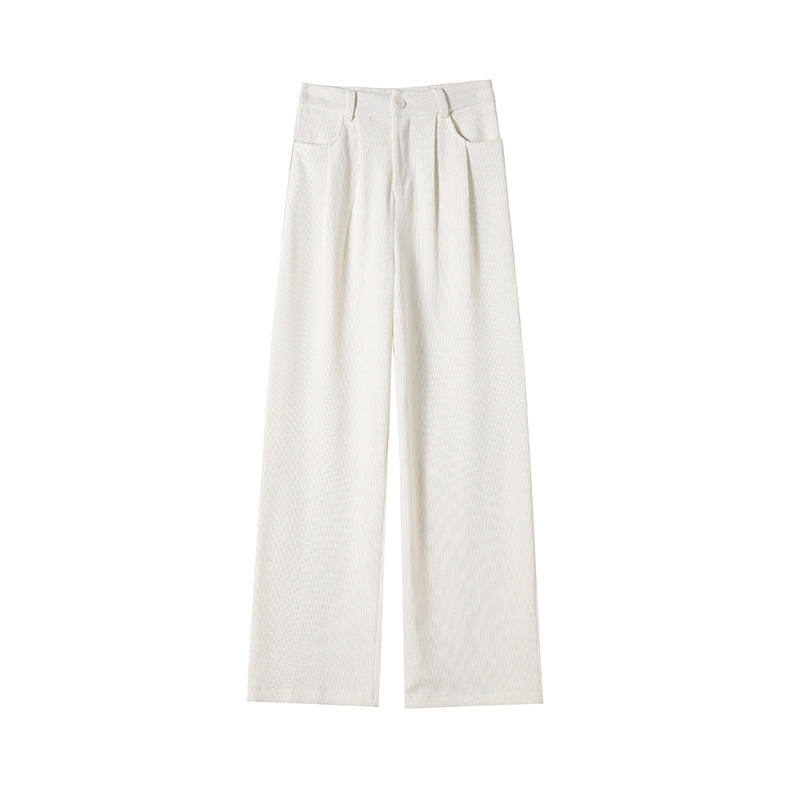 Palazzo Pants All-Matching Corduroy Loose Chenille Straight Casual
