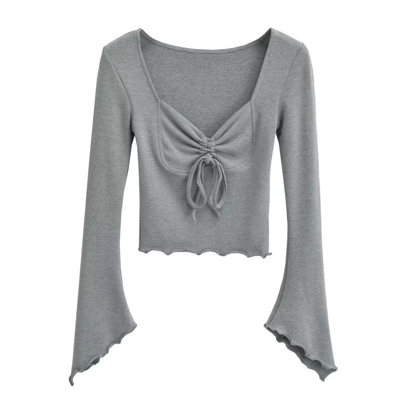 Women's T-Shirt Spring Bottoming Shirt Long-Sleeved T-shirt Top for Women