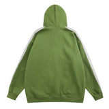 Men Hoodie XINGX Embroidered Hoodie Flocking Stitching Long Sleeve Zipper Coat Hoodie
