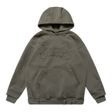 Men Hoodie Embroidered Hoodie Autumn Loose Pullover Hoodie