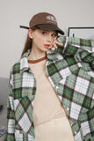 Unisex Jacket Fall Plaid Wool Coat Women's Clothing