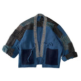 Kapital Sweater Vintage Non-Hipta Hehong Splicing Knitwear Handmade Loose Sweater