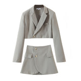 Women Skirt Spring Short Suit Women's Skirt Suit