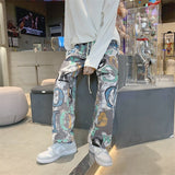 Men Sweatpants Boys Printing Stylish Versatile Loose Fashion Brand Casual