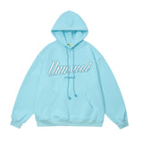 Men Hoodie Loose Letter Printed Hoodie