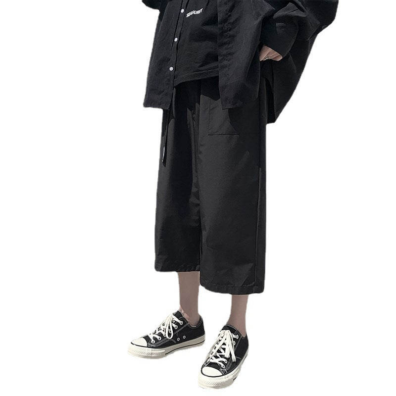 Men Sweatpants Straight Ins Casual Shorts Men's Loose All-Matching Summer