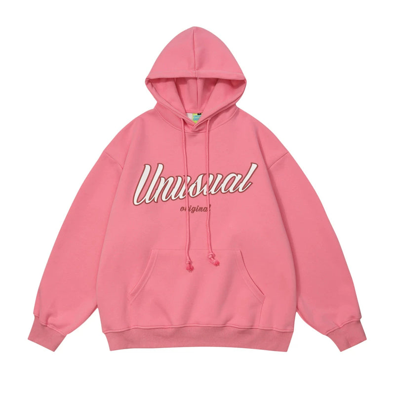 Men Hoodie Loose Letter Printed Hoodie