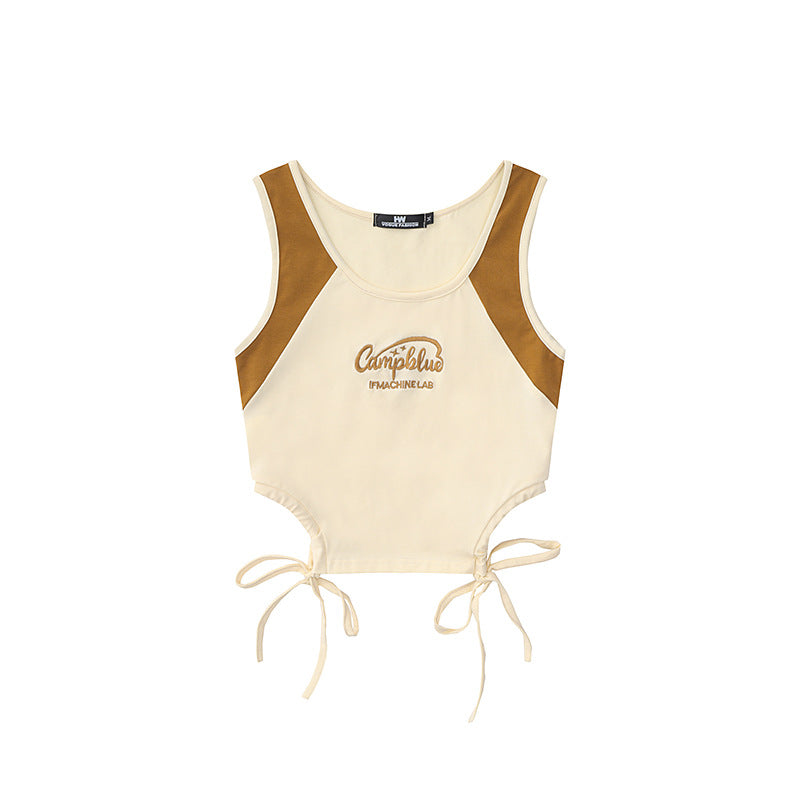 Women Vest Women's Summer Casual Outdoor Midriff-Baring Top