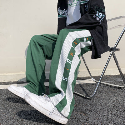 Men Sweatpants Men Spring Trend Loose Track Sweatpants Casual