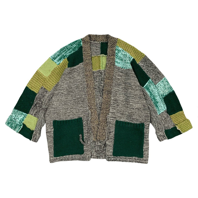 Kapital Sweater Vintage Non-Hipta Hehong Splicing Knitwear Handmade Loose Sweater