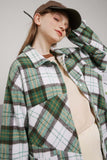 Unisex Jacket Fall Plaid Wool Coat Women's Clothing