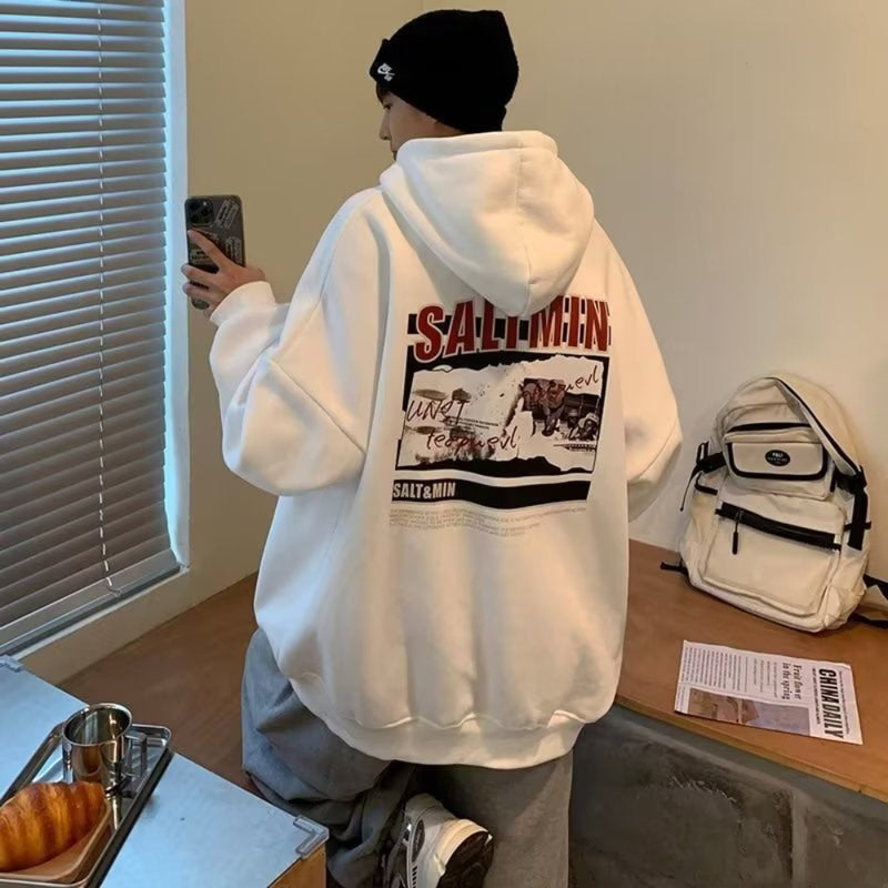 Men Hoodie Sweater Men's Fashion Brand National Fashion Autumn Hooded Spring and Autumn Hiphop